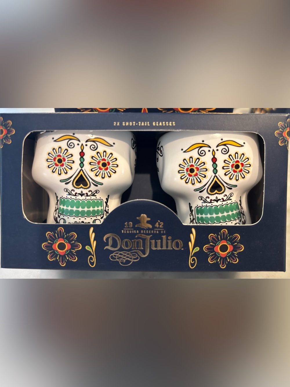 New Don Julio Skull Shot Glasses – Set of 2
